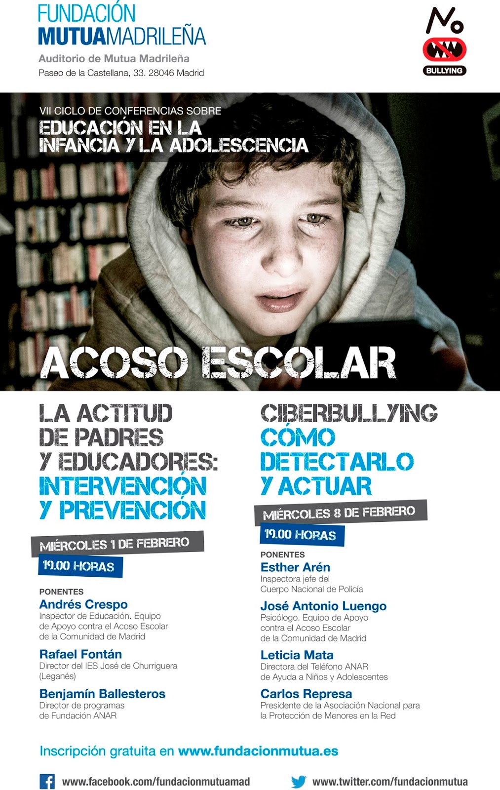 ANAR con Fundación Mutua Madrileña en el VII Ciclo de Conferencias sobre Educación en la Infancia y la Adolescencia