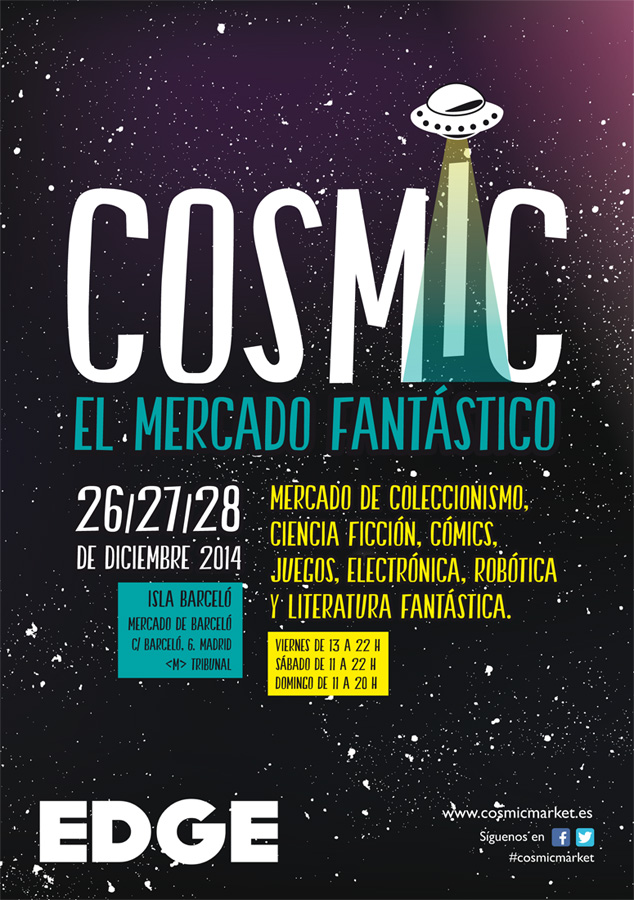 Cosmic Market, el gran evento para amantes de lo fantástico, con ANAR