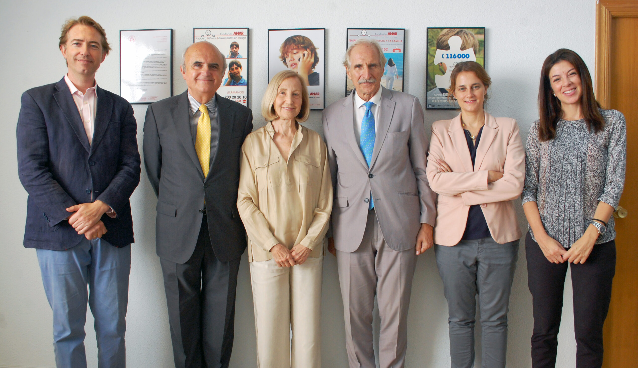 La presidenta de ANAR, Silvia Moroder recibe al presidente de UNICEF