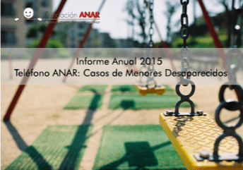 Informe anual 2015: Teléfono ANAR, caso de niños desaparecidos