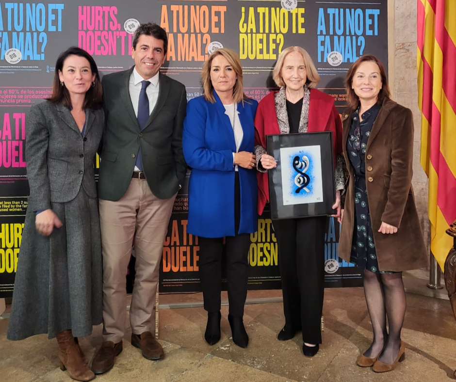 La Generalitat Valenciana premia a la Fundación ANAR por su trabajo en violencia contra las mujeres