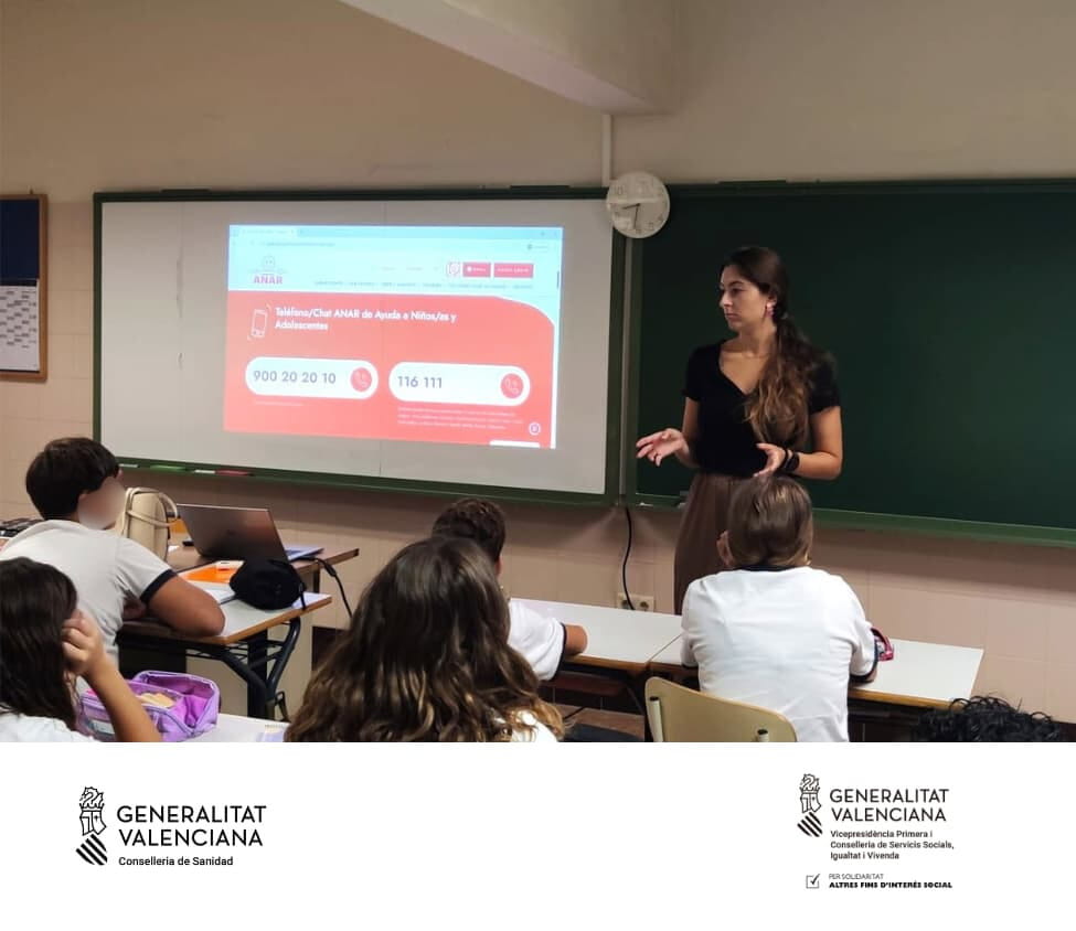 Fundación ANAR inicia la 3.ª edición del programa ‘Buentrato Afectivo Sexual’ en Valencia