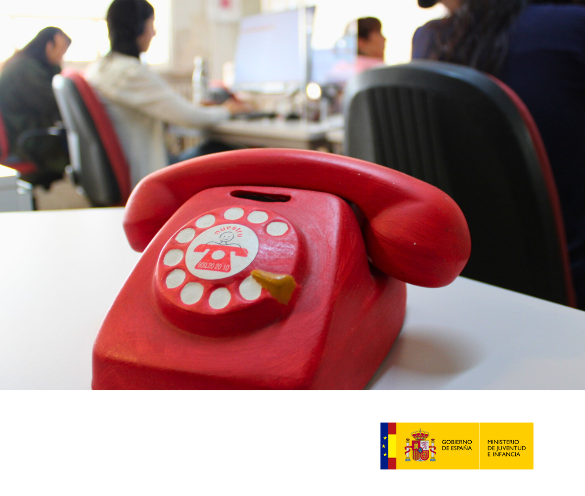 El Ministerio de Juventud e Infancia impulsa las Líneas de Ayuda ANAR para proteger a los/as menores de edad afectados/as por la DANA