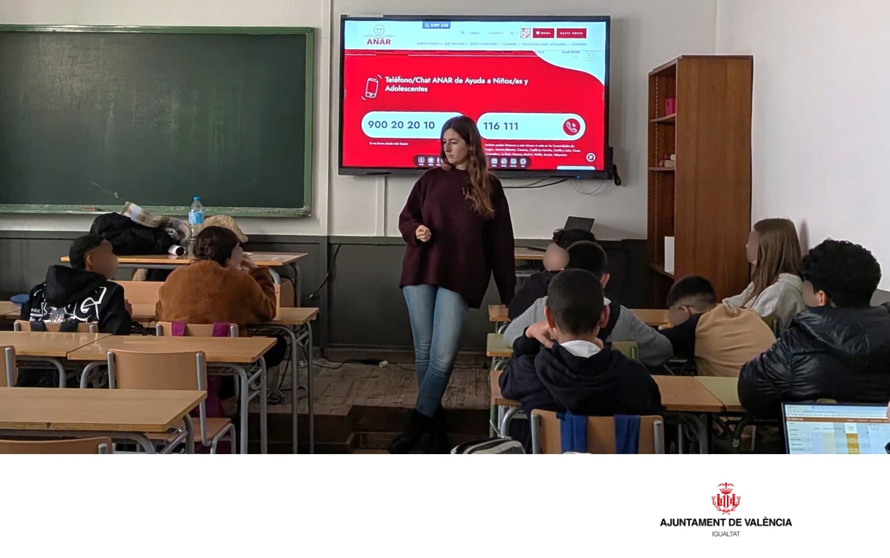 Fundación ANAR inicia el programa ‘Prevención del acoso escolar y ciberbullying por motivo de orientación afectivo-sexual’ en Valencia