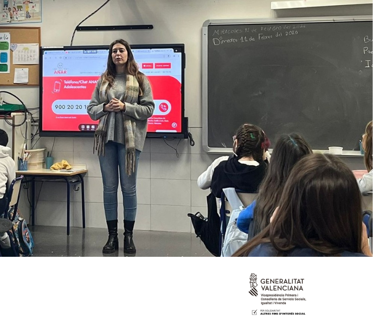 Fundación ANAR inicia la sexta edición del programa ‘Buen Trato en Pareja’ en Valencia