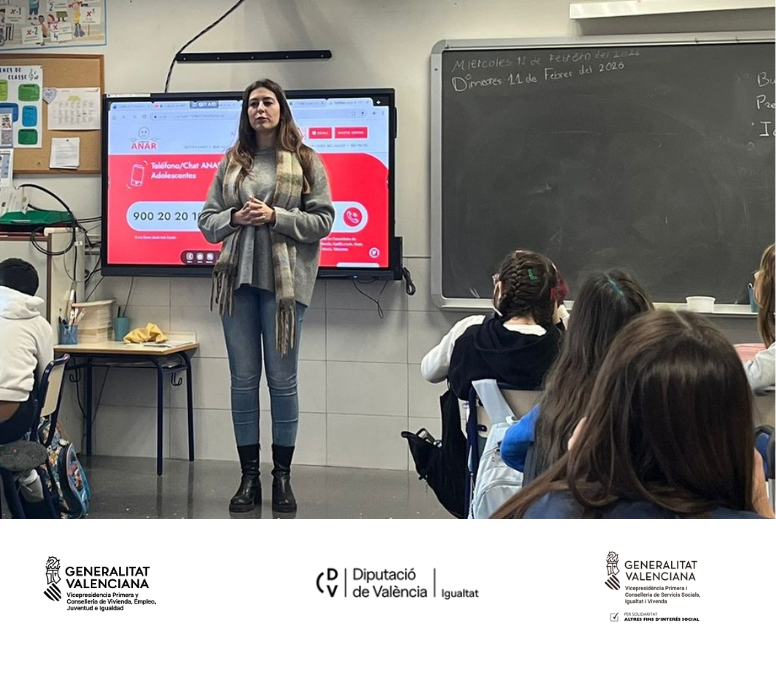 Fundación ANAR inicia la sexta edición del programa ‘Buen Trato en Pareja’ en Valencia